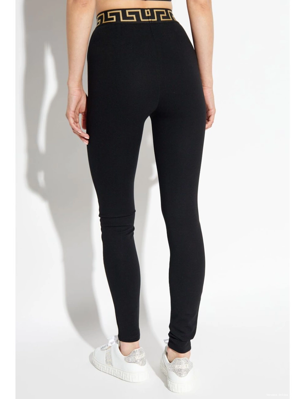 Cheap leggings Versace Greca-waistband high-waist Women 0825